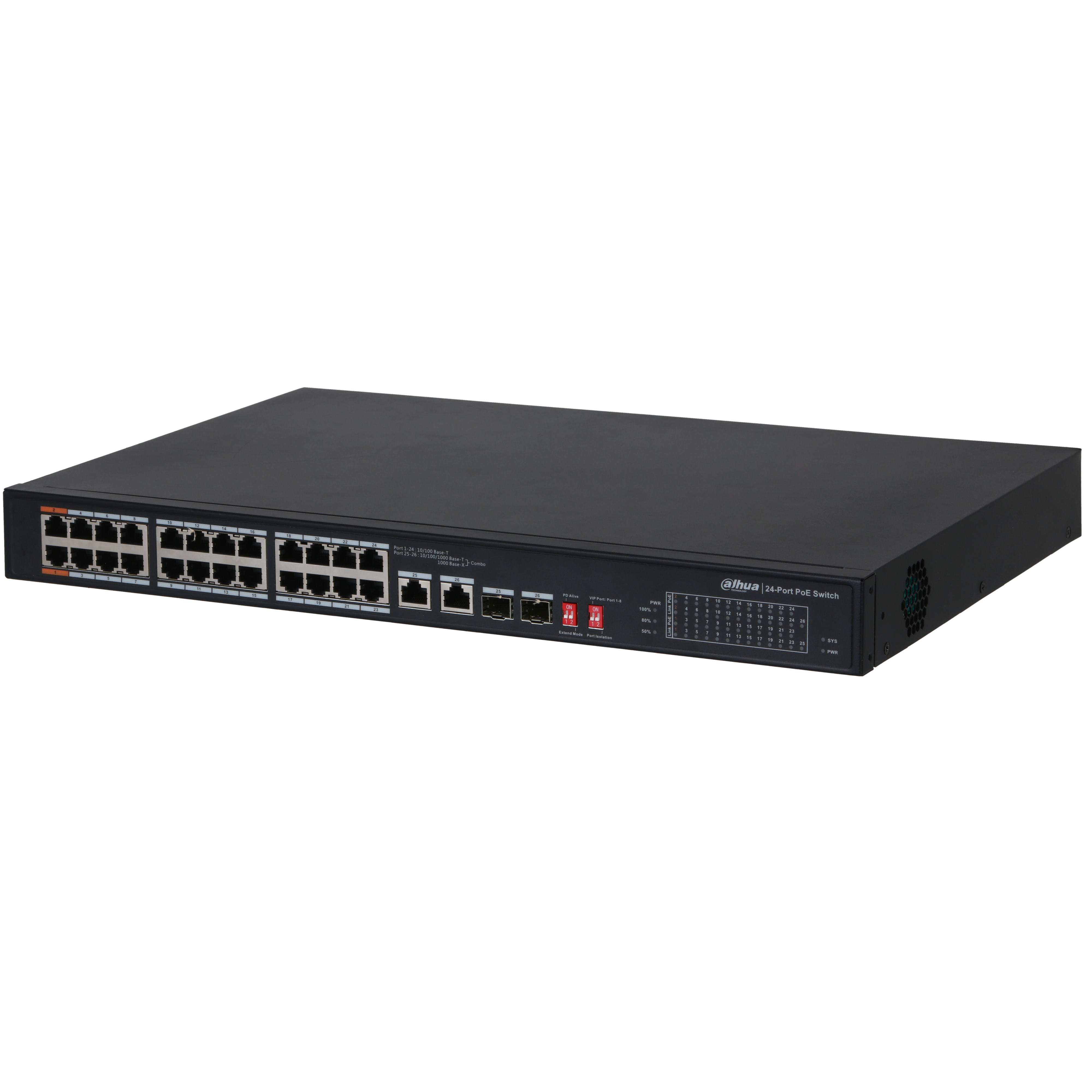 DAHUA S3226-24ET-360 26-Port Unmanaged Switch with 24-Port PoE