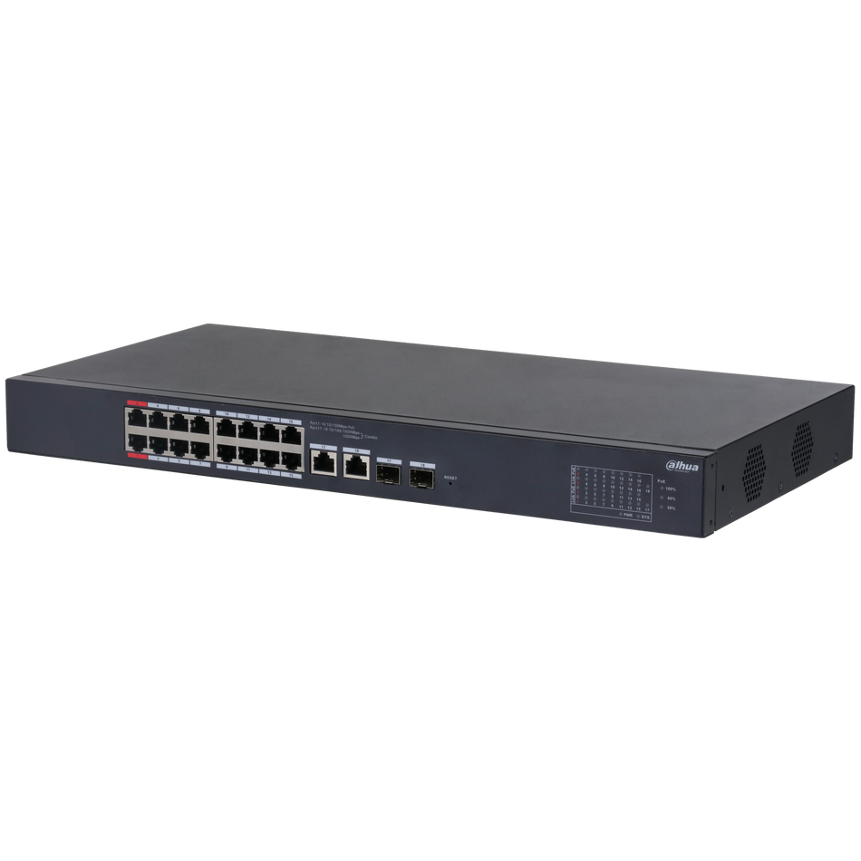 DAHUA CS4218-16ET-135  18-Port Cloud Managed Desktop Switch with 16-Port PoE