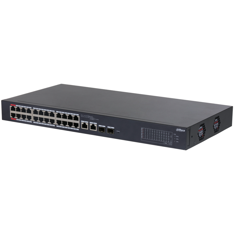 DAHUA CS4226-24ET-240  26-Port Cloud Managed Desktop Switch with 24-Port PoE