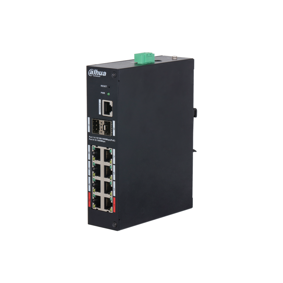 DAHUA HS4210-8GT-90 10-Port Managed Hardened Gigabit Switch with 8-Port PoE