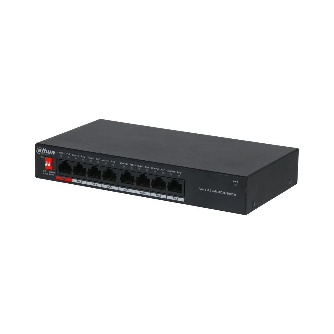 DAHUA PFS3008-8GT-96 8-Port Unmanaged Desktop Switch with 8 Port PoE