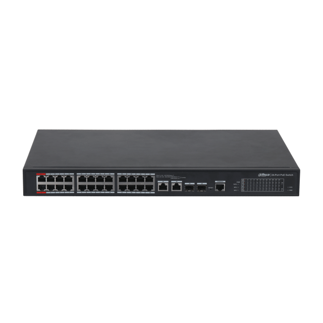DAHUA PFS4226-24ET-360 24-port 100 Mbps + 2-port Gigabit Managed PoE Switch