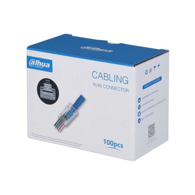 DAHUA PFM976-531-PT UTP CAT5E 15U" Pass Through RJ45 Connector