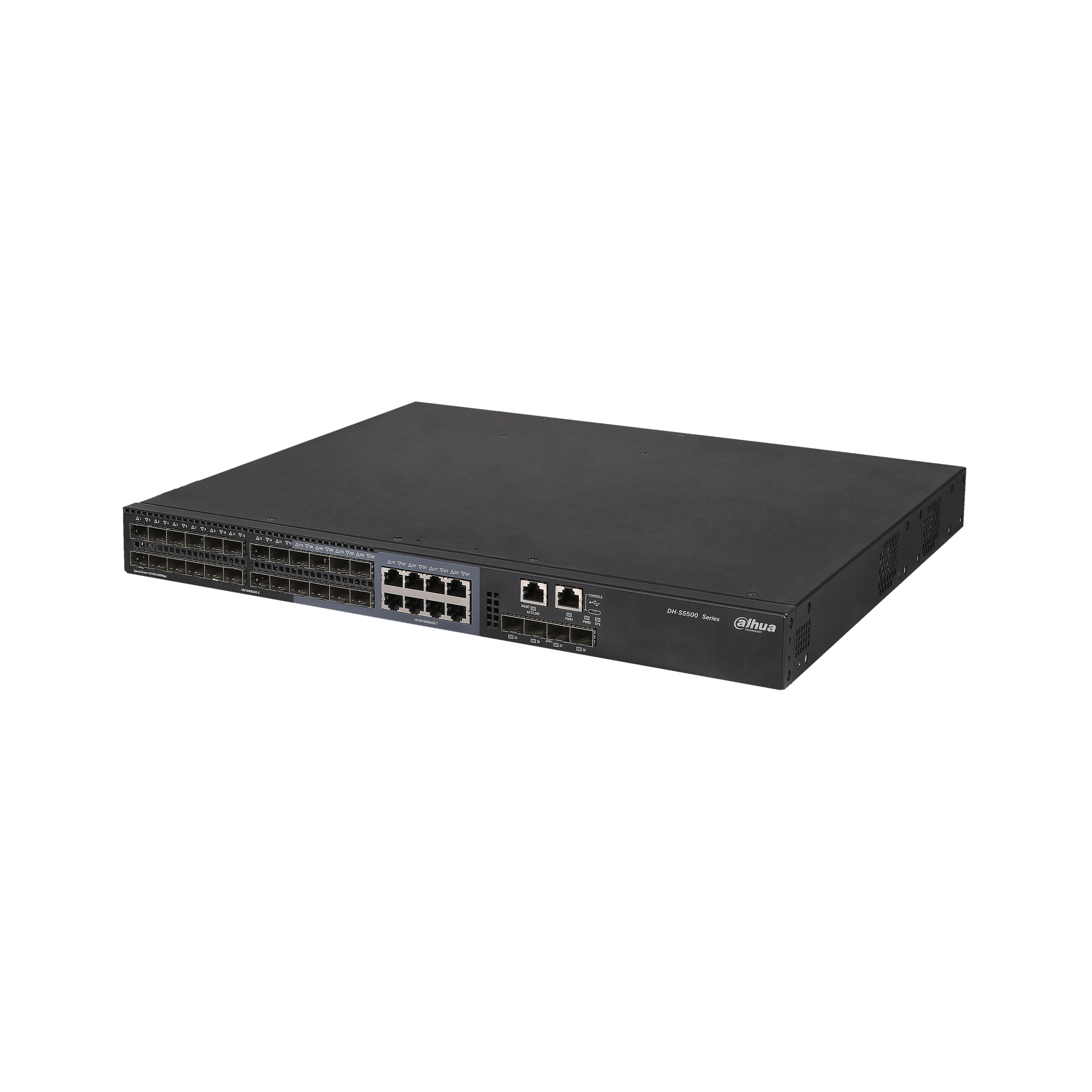 DAHUA S5500-24GF4XF-E 28-Port Managed Gigabit Switch with 24-Port GSFP and 4-Port 10G SFP+