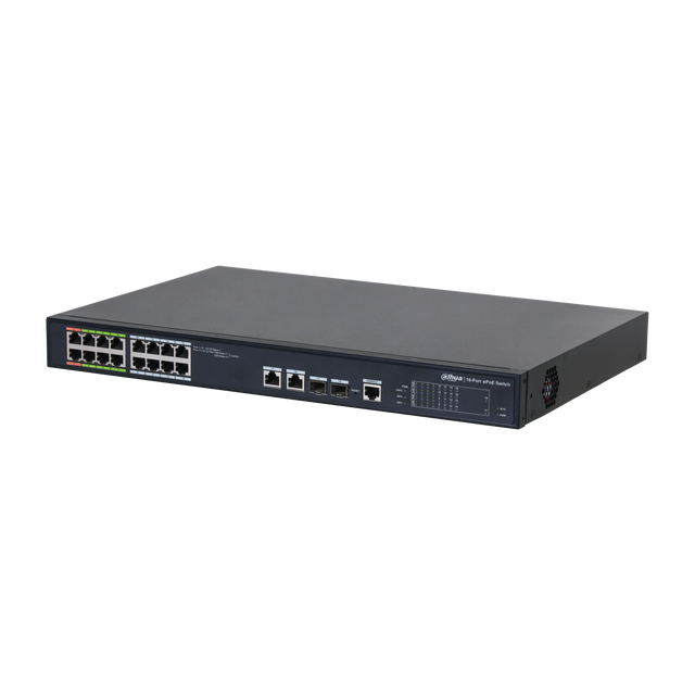 DAHUA LR2218-16ET-240 18-Port Managed Switch with 8-Port ePoE & 8-Port PoE