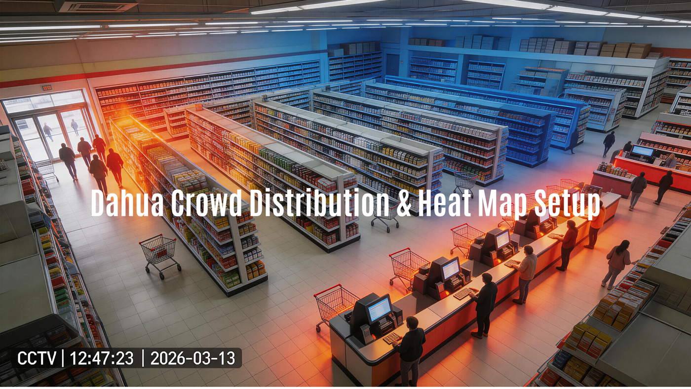 Dahua Crowd Distribution &Heat Map Setup