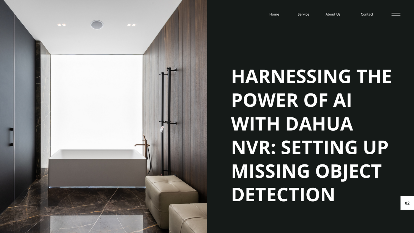 Harnessing the Power of AI with DAHUA NVR: Setting Up Missing Object Detection