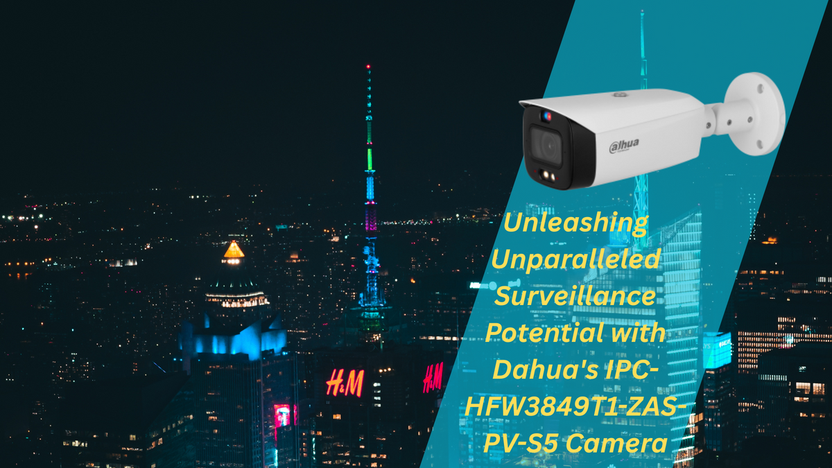 Unleashing Unparalleled Surveillance Potential with Dahua IPC-HFW3849T1-ZAS-PV-S5 Camera
