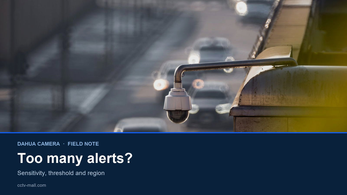 Dahua Motion Detection False Alarms: A Tuning Guide