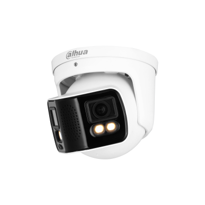 Dahua IPC-PDW5849-A180-E2-ASTE 2×4MP Full-color Duo Splicing WizMind Network Camera, 180° Panoramic, F1.0, 140dB WDR, Built-in Mic & Speaker, IP67
