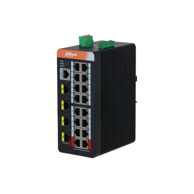 DAHUA PFS4420-16GT-DP 20-port Gigabit Industrial Switch with 16-port PoE (Managed)