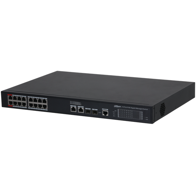 DAHUA S4220-16GT-190 20-Port Managed Desktop Gigabit Switch with 16-Port PoE