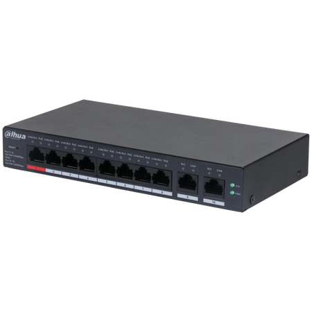 DAHUA CS4010-8GT-110 10-Port Cloud Managed Desktop Gigabit Switch with 8-Port PoE