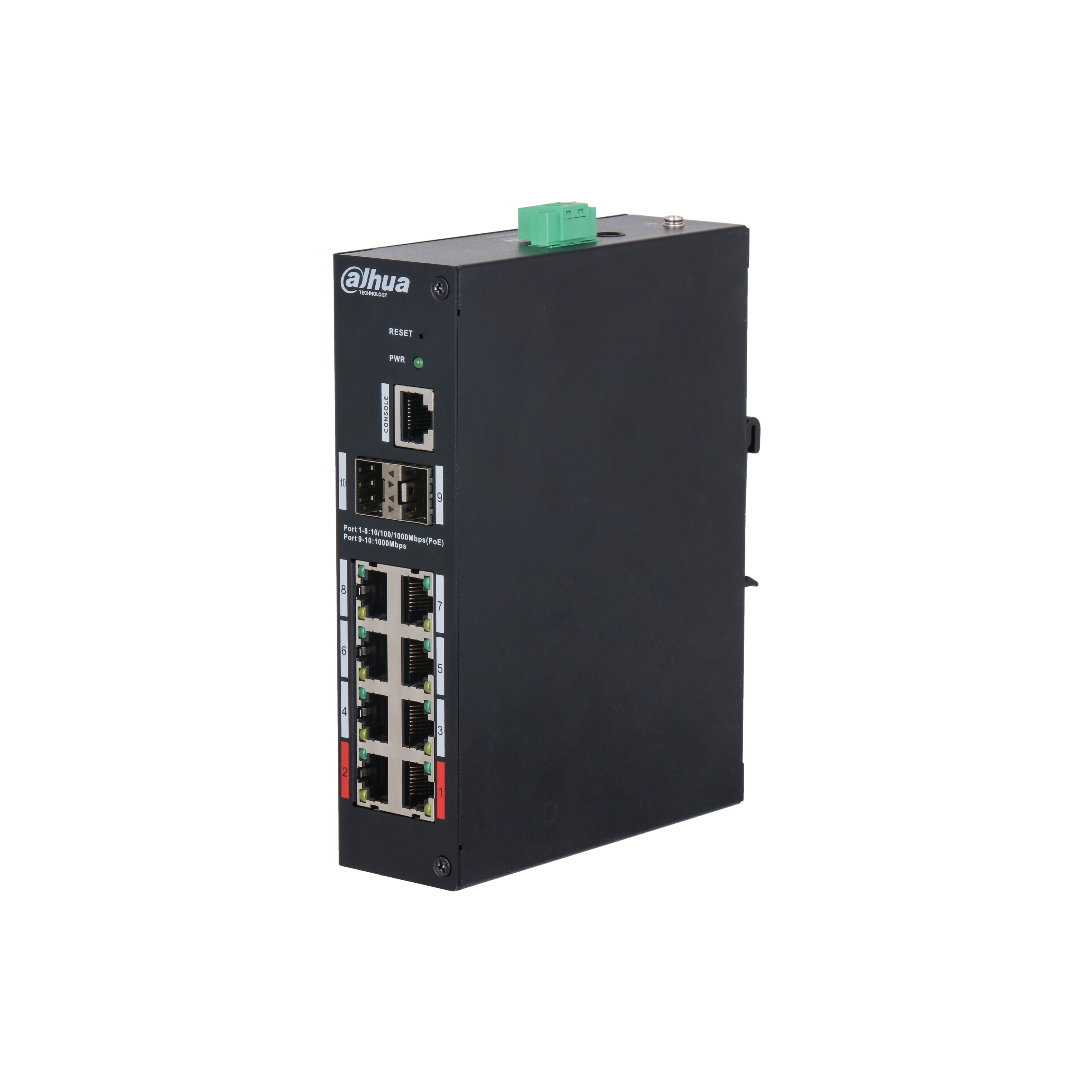 DAHUA HS4210-8GT-90 10-Port Managed Hardened Gigabit Switch with 8-Port PoE