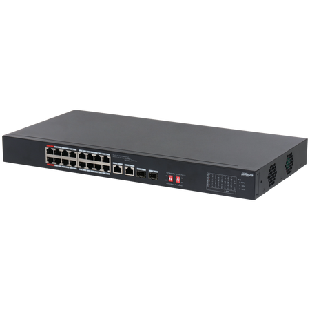 DAHUA S3218-16ET-190 18-Port Unmanaged Switch with 16-Port PoE
