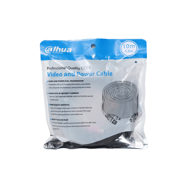 DAHUA PFM942I-10-5 CCTV Video and Power Cable