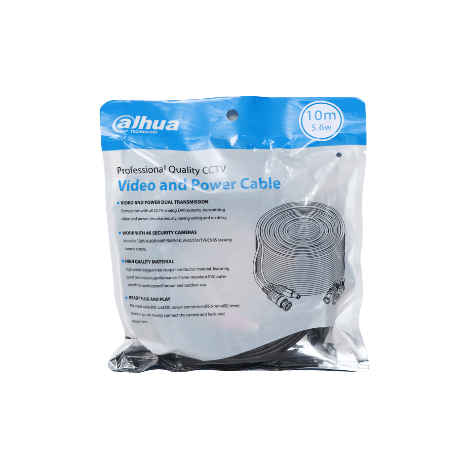 DAHUA PFM942I-10-5 CCTV Video and Power Cable