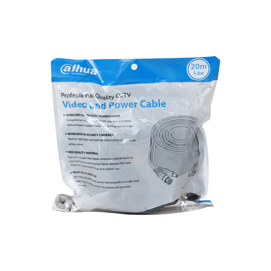 DAHUA PFM942I-20-5 CCTV Video and Power Cable
