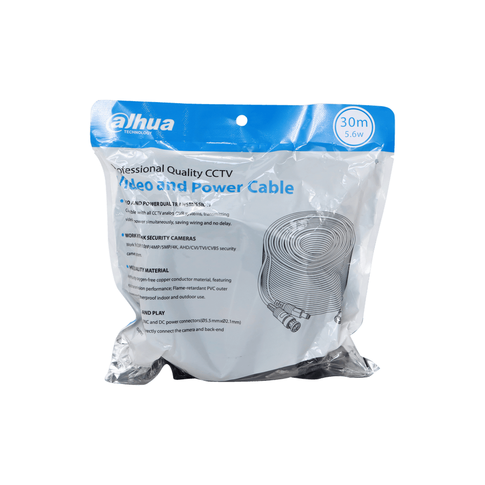 DAHUA PFM942I-30-5 CCTV Video and Power Cable