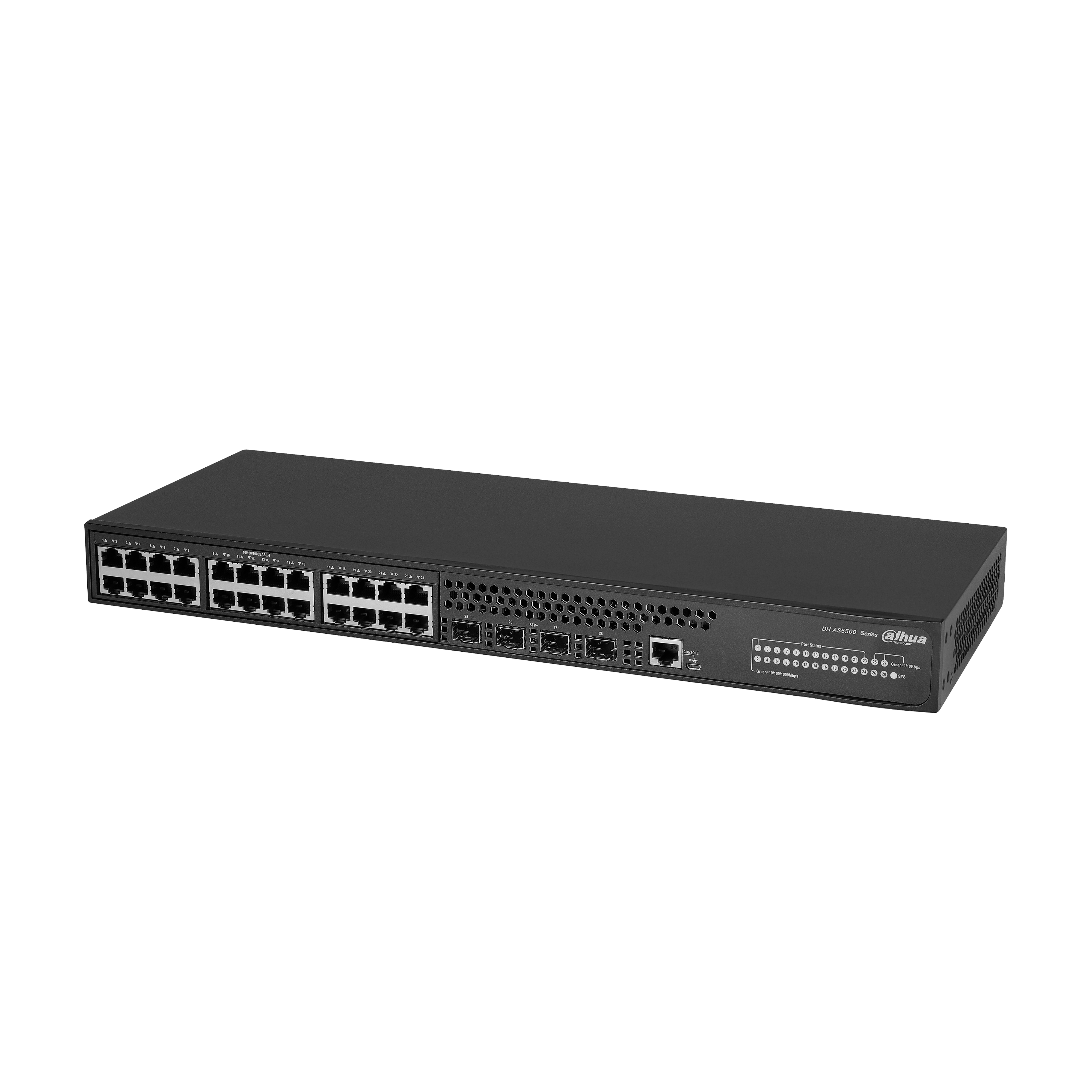 DAHUA AS5500-24GT4XF 28-Port Managed Gigabit Switch with 24-Port RJ45 and 4-Port 10G SFP+