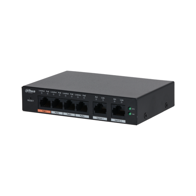 DAHUA S4100-4ET2ET-60-C 6-Port Cloud Managed Switch with 4-Port PoE