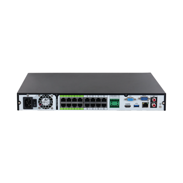 DAHUA NVR5232-16P-EI 32 Channels 1U 16PoE 2HDD WizSense Network Video Recorder