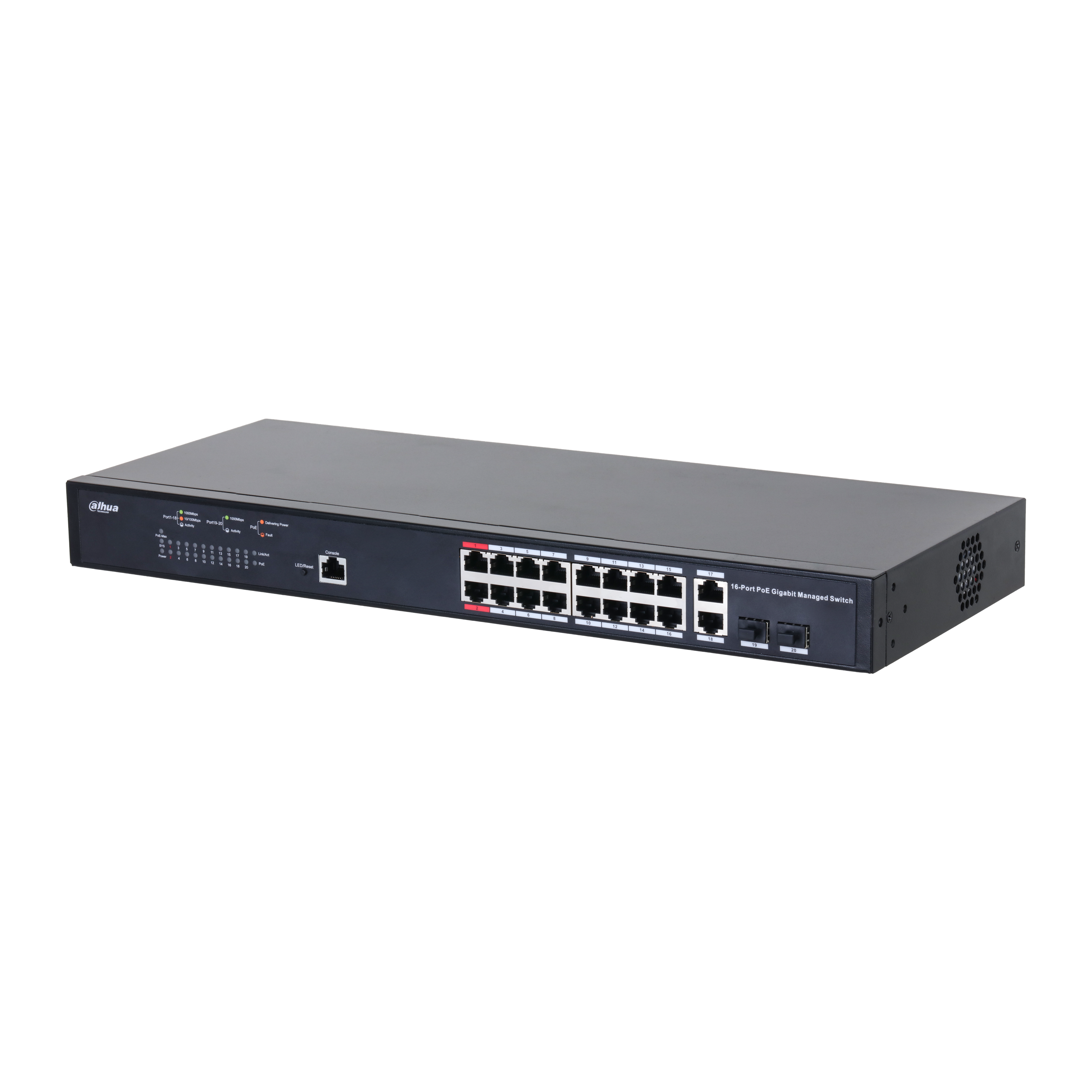 DAHUA PFS4218-16GT-130 18-Port Managed Gigabit Switch with 16-Port PoE