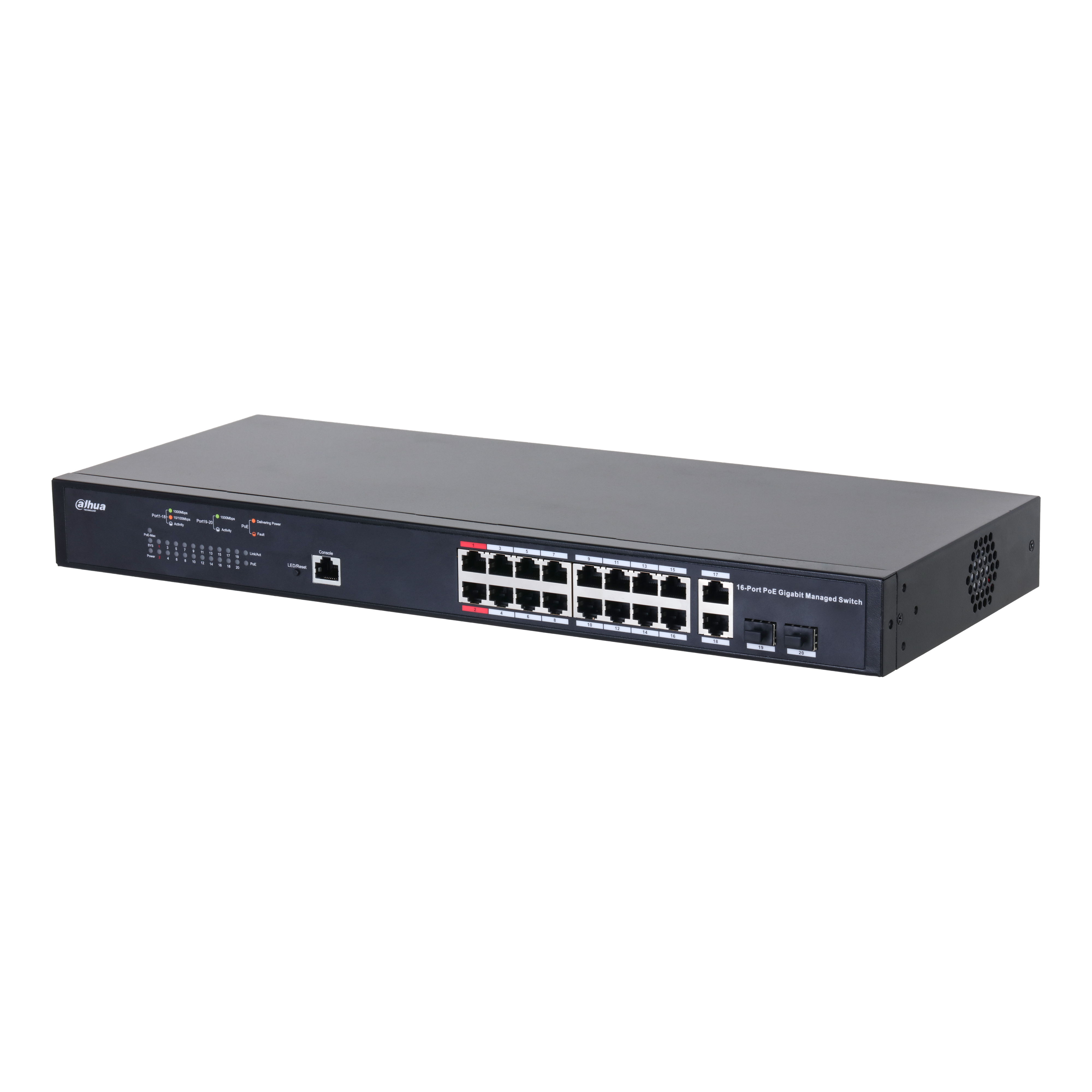 DAHUA PFS4218-16GT-230 18-Port Managed Gigabit Switch with 16-Port PoE
