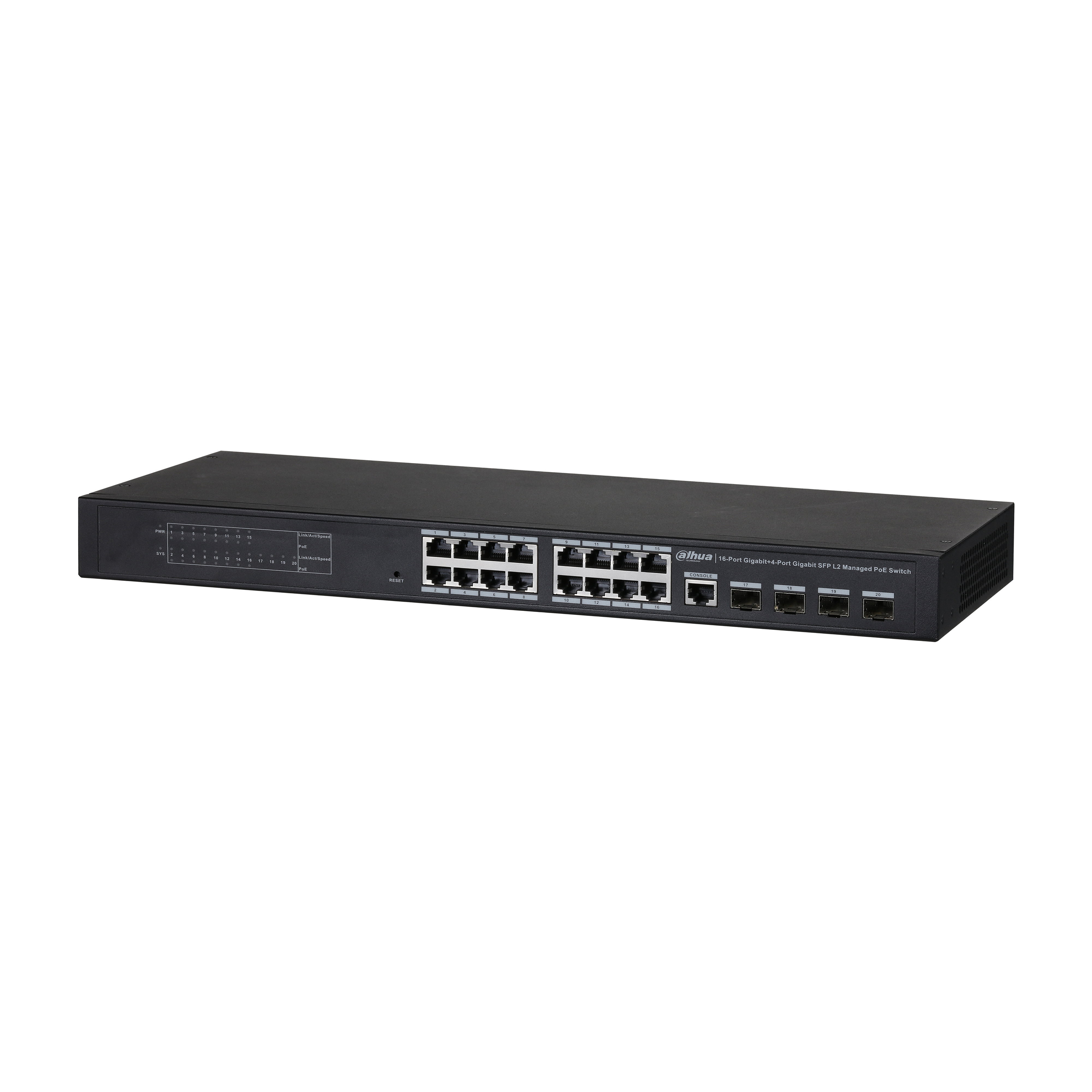 DAHUA PFS4420-16GT-240 16-Port PoE Gigabit Managed Switch