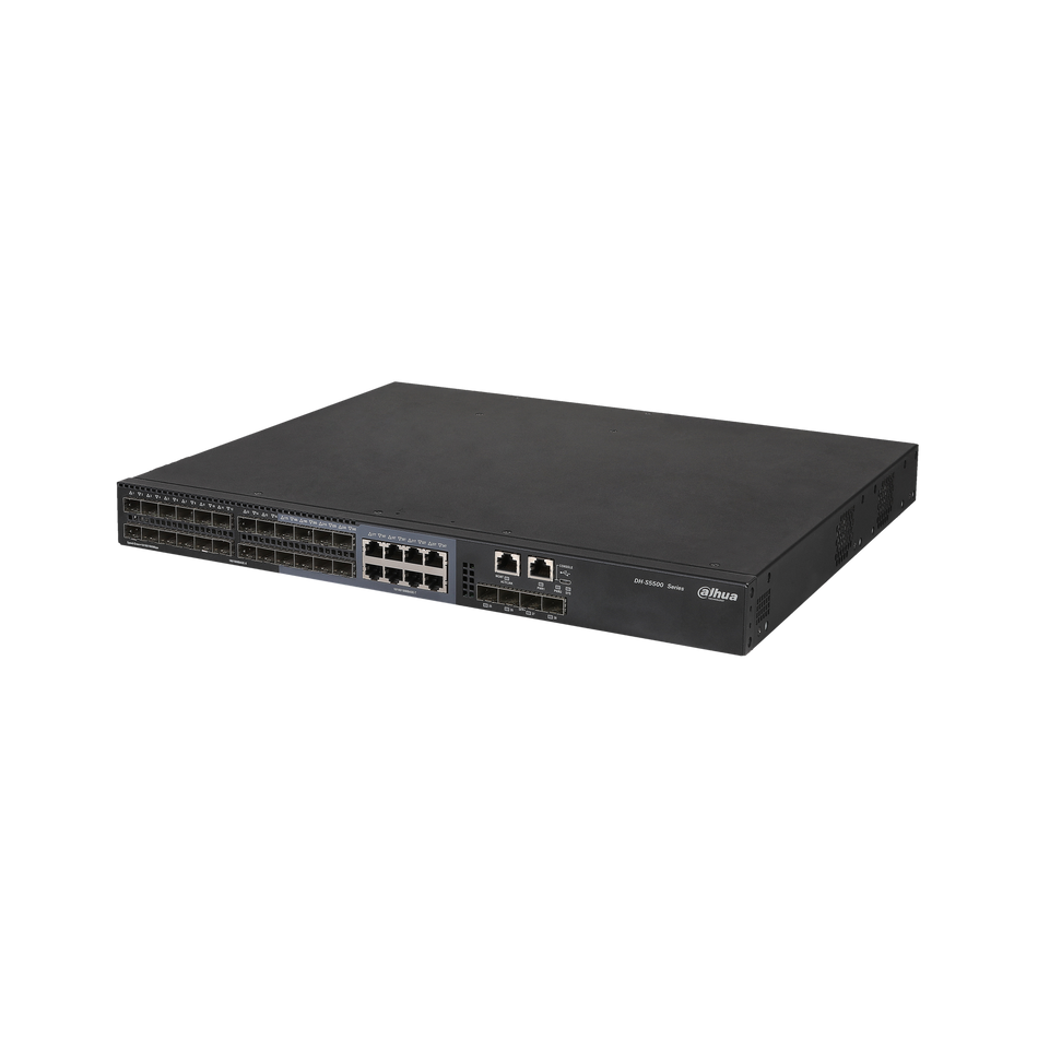 DAHUA S5500-24GF4XF-E 28-Port Managed Gigabit Switch with 24-Port GSFP and 4-Port 10G SFP+